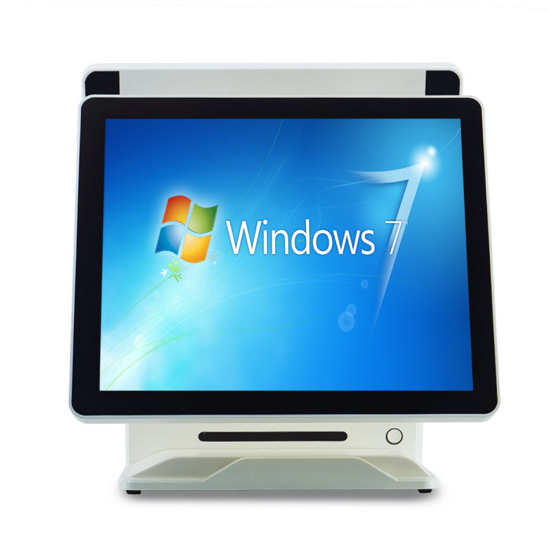 17"+17" Dual Screen All In One Capacitive Touch POS Terminal D991S