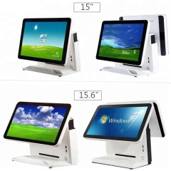 15.6" Dual Screen All In One Capacitive Touch POS Terminal D991S