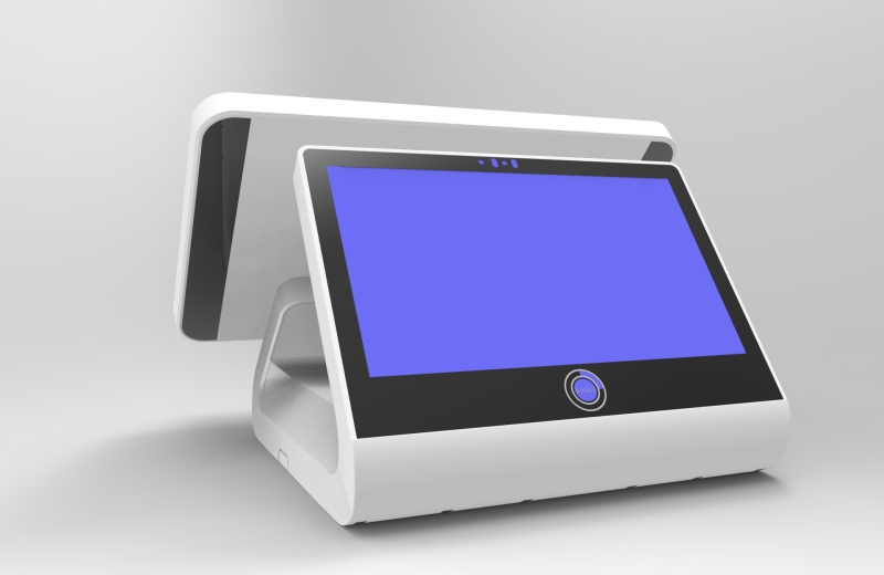 15.6"+11.6" Dual Screen All In One Capacitive Touch POS Terminal D990s