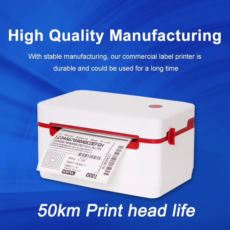 4 inch direct thermal barcode thermal label printer