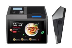 10 Inch Android 11.0 Desktop All In One Pos Machine Tablet Pos With Barcode Scanner Printer