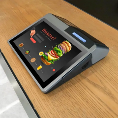 10 Inch Android 11.0 Desktop All In One Pos Machine Tablet Pos With Barcode Scanner Printer