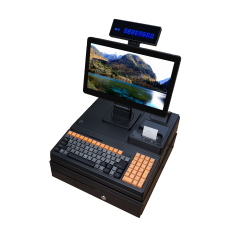 15.6”HD thermal printer POS Terminal for supermarket