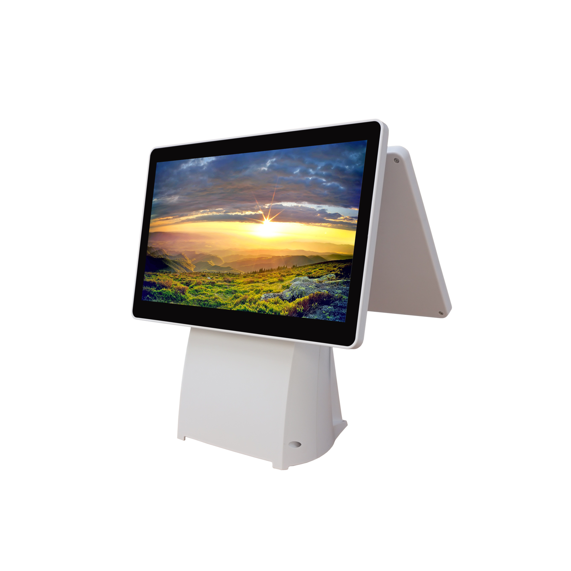 15.6”Dual screen Canten order meal POS Terminal