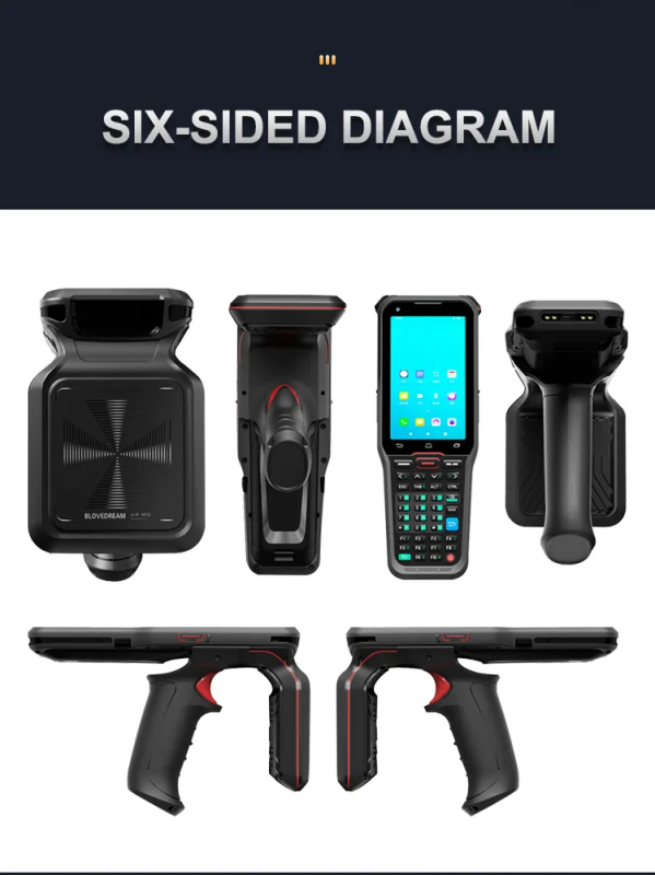 Top-Ranking Android 10 Waterproof Barcode Scanner NFC Drop Protection PDA Factory N41U