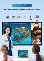 98 Inch All-in-One LED Interactive Whiteboard Digital 4K Display with Multi-Touch Smart Board for Classroom and Office