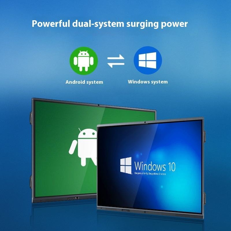 55 Inches LED Interactive Smart Board with 4K UHD Multi-Touch Screen for Teaching and Conference - Hot Sales OEM Supplier