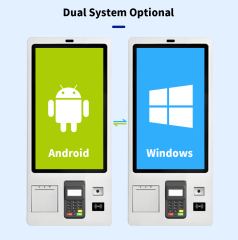 Touch Screen Pos Kiosk Android Self Service Kiosk Pos Machine for Restaurant Complete Set