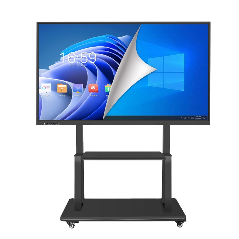 98 Inch All-in-One LED Interactive Whiteboard Digital 4K Display with Multi-Touch Smart Board for Classroom and Office