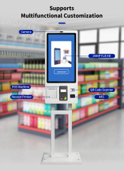 Touch Screen Pos Kiosk Android Self Service Kiosk Pos Machine for Restaurant Complete Set