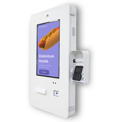 21.5" Outdoor Waterproof Wall-Mounted Self-Service Kiosk with Touch Screen and Built-in Camera