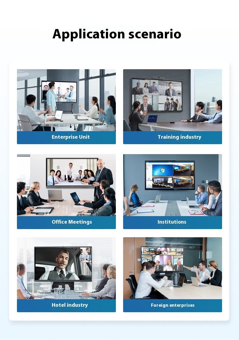 55 Inches LED Interactive Smart Board with 4K UHD Multi-Touch Screen for Teaching and Conference - Hot Sales OEM Supplier