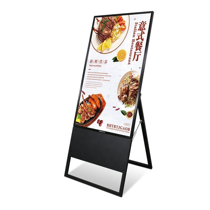 55 inch Desktop Digital Signage for Restaurants retail store Displays Brightness LCD Menu Board