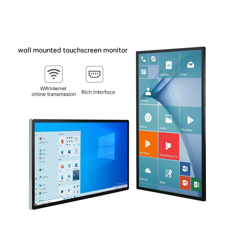 9.7/10.1/15.6/32/43/55/65 Inch Capacitive Tablet Pc Monitor Wall Mounted Touchscreen Monitor