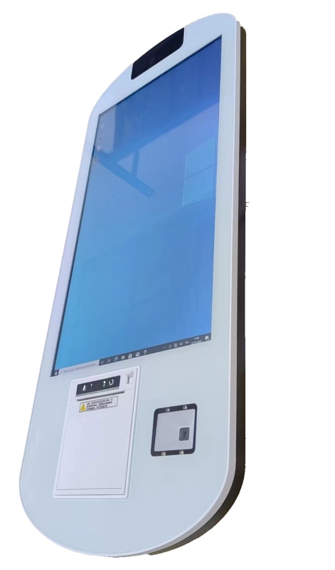 21.5 inch Touch Screen Floor Stand and Wall Mounted Thermal Printer Price Kiosk Payment Kiosk