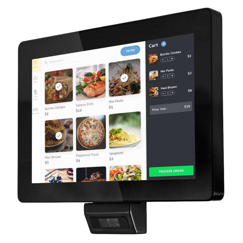 10.1 inch Windows Price Checker Touch Monitor Pos System Price Checker with Scanner
