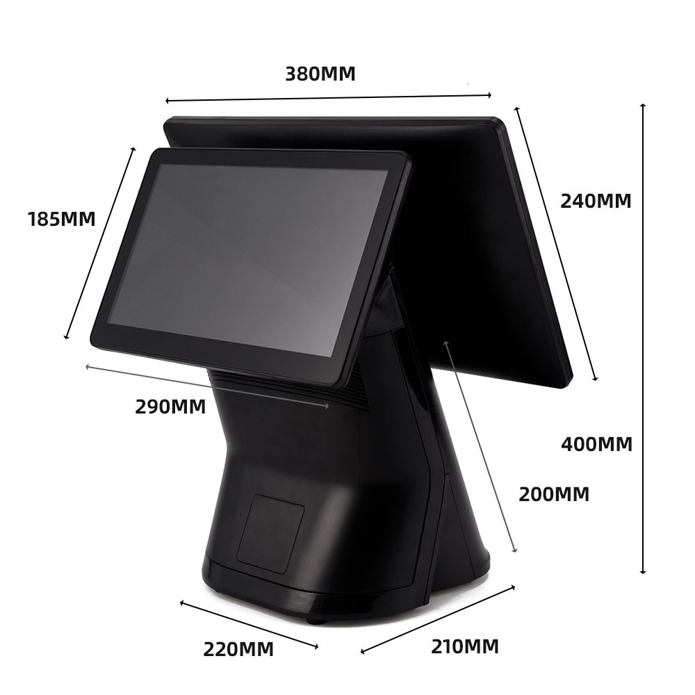 15.6inch +11.6 inch pos terminal