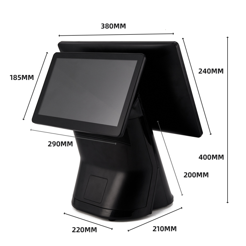 15.6inch +11.6 inch pos terminal