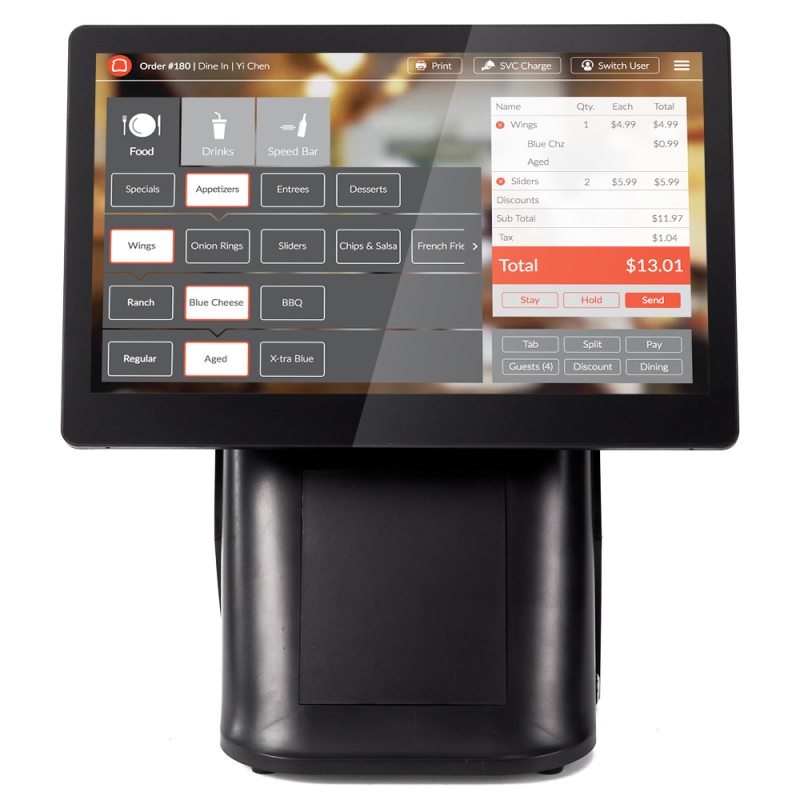 15.6inch +11.6 inch pos terminal