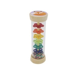 wooden rainmaker rattle