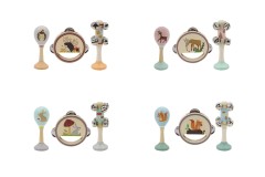 wooden musical set
