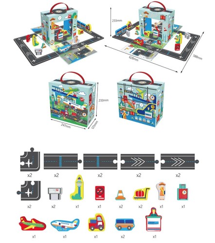 Play Box-Airport set of 13pcs