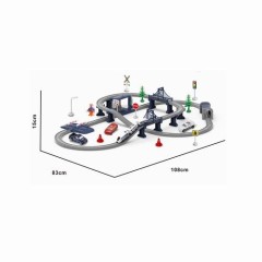 I-CIRCUIT DE TRAIN LUMIERES ET SONS 104 PIECES