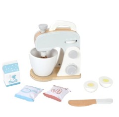 Wooden Mixer w/6 pcs