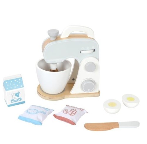 Wooden Mixer w/6 pcs