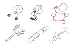 6 WIRE PUZZLES SET