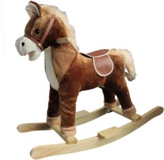 I-plush rocking horse