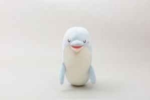 Long sitting penguin cushion