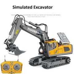1:20 2.4GHz RC 11Channels Alloy Excavator