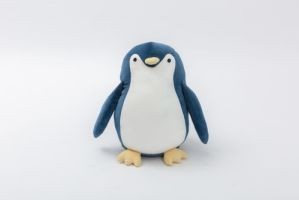 Sitting penguin cushion