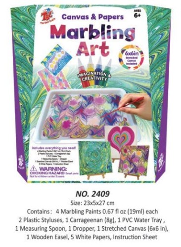 Marbling Art - Canvas & Paper