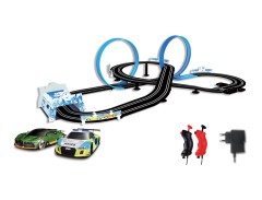 MON SUPER CIRCUIT DE COURSE 1/64 SLOT CAR