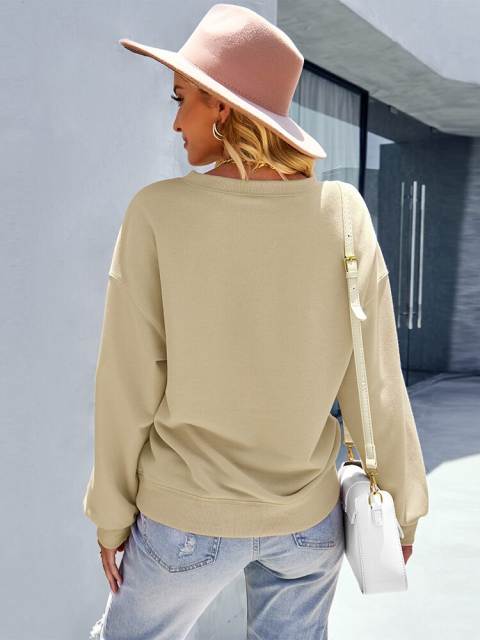 GAOVOT Women Bottoming Shirts 2022 Autumn Winter Solid Elegant O Neck Loose Long Sleeve Tops Fashion Warm Casual Pullover Shirts