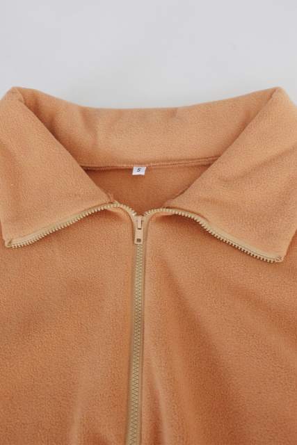 GAOVOT Fahion Temperament Sweatershirts 2022 New Women Autumn Winter Zipper Collar Long Sleeve Solid Color Loose Tops