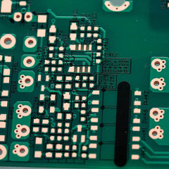 Black character PCB