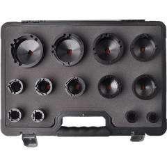 13PCS Special Socket Set with Inside Tooth for Grooved Nuts