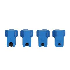 4pcs Auto Steel Line Clamp Kit
