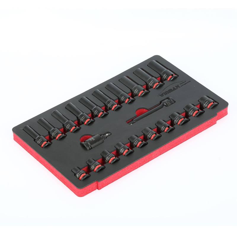 22PCS 1/2"DR Impact Socket Set