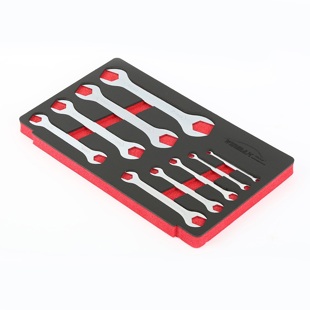 9PCS Double Open-Ended Spanner Set | Extra Flat