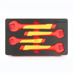 4PCS VDE Insulated Open Ended Spanners Set