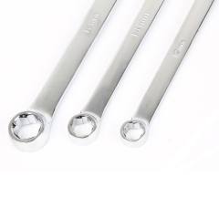 Double Ring Spanner Set with Extractor Heads | extra long |8x9mm-18x19mmm. | 6 pcs.