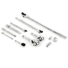 12PCS Stubby Ratchet,Flexible Bar with Accessories