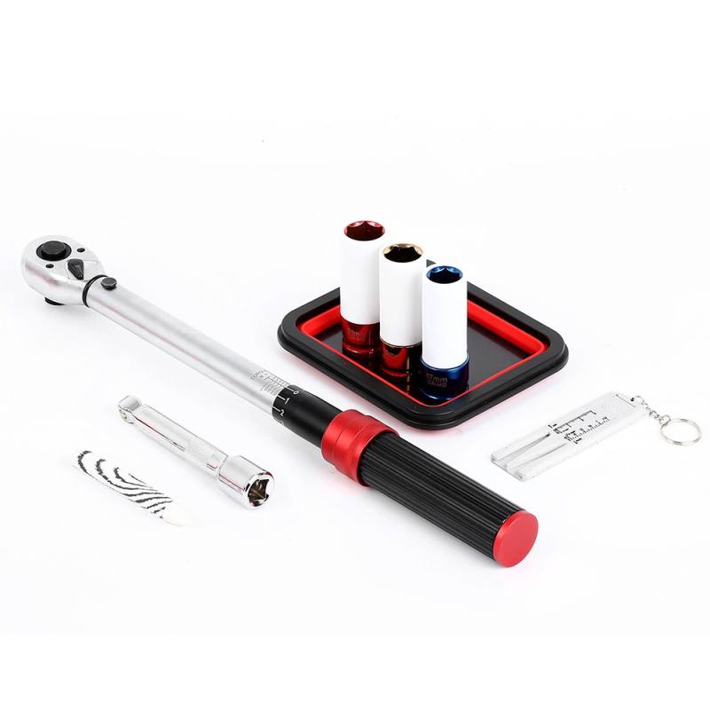 8PCS 1/2"dr. torque wrench with Accessories