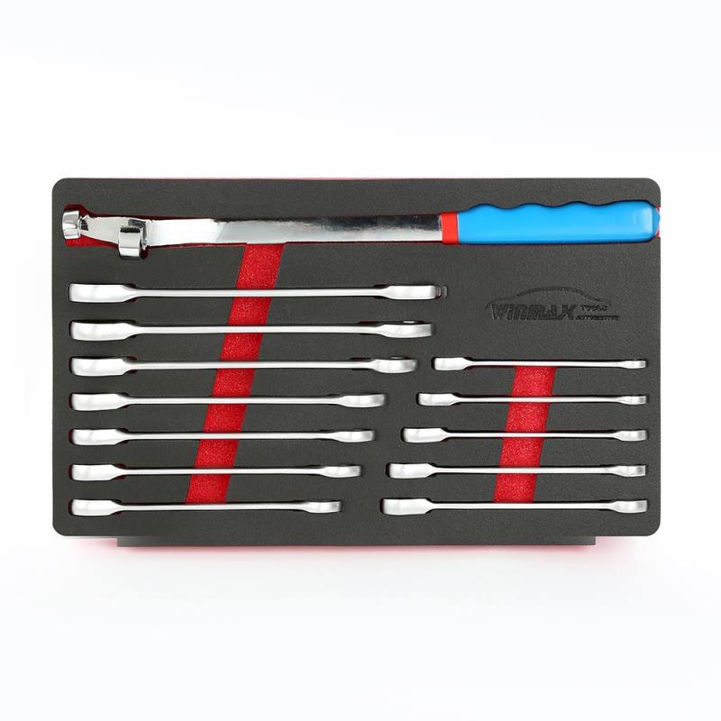 13PCS Combination Ratchet Wrench with 15inch Wrench Extender