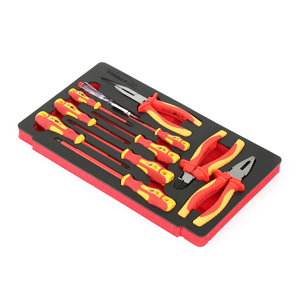 11PCS VDE Insulated Tool Set |Screwdivers & Pliers