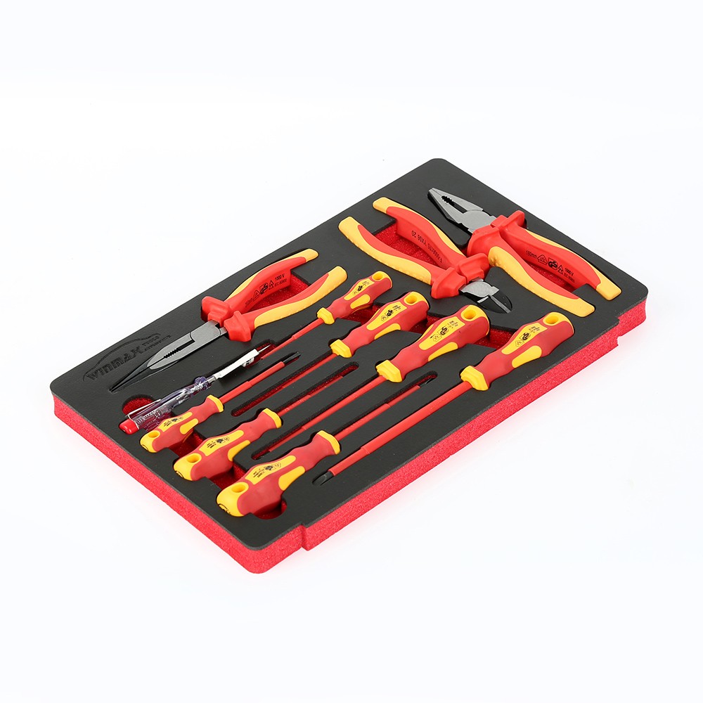 11PCS VDE Insulated Tool Set |Screwdivers & Pliers